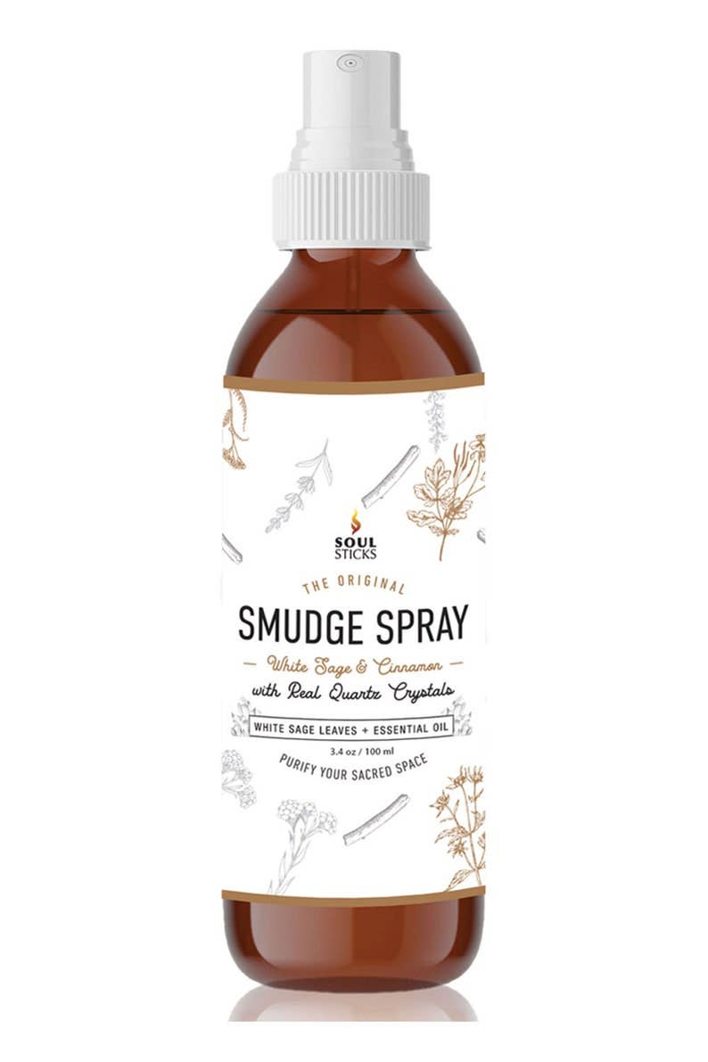 Soul Sticks - White Sage & Cinnamon Smudge Spray (3.5 oz)
