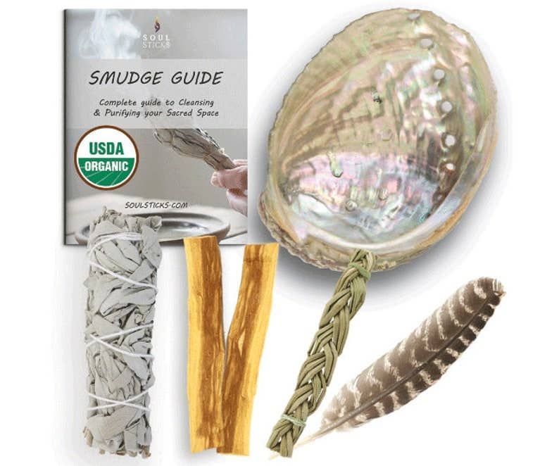 Soul Sticks - Smudging Starter Kit w/ Guide: White Sage