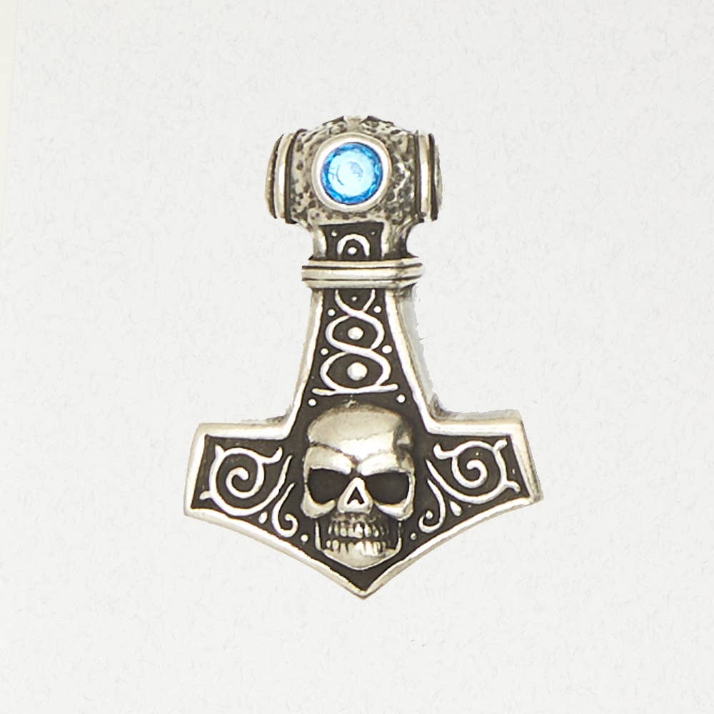 Norse Pewter Pendant Necklace - Thor’s Hammer