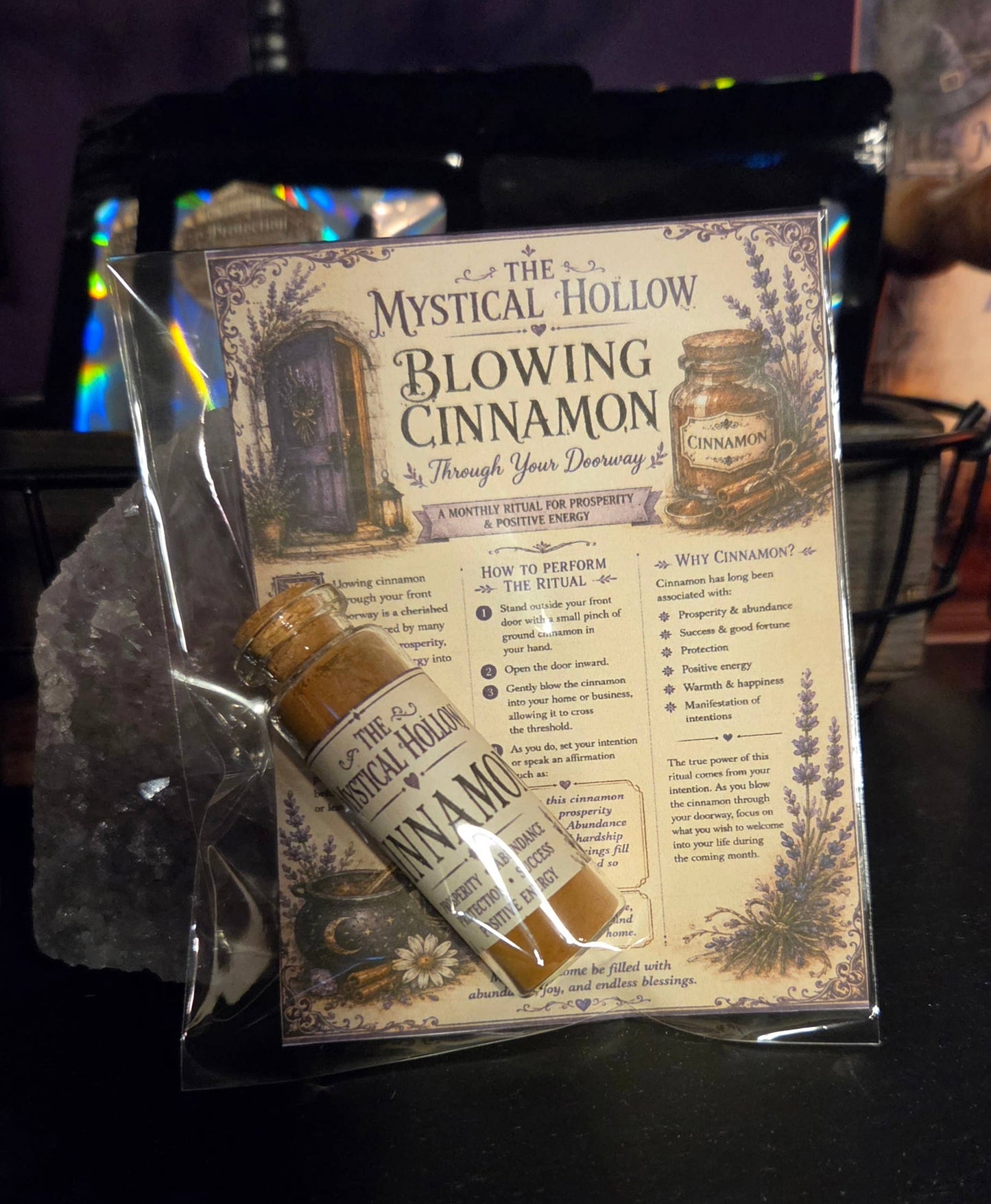 Cinnamon Blowing Prosperity Ritual