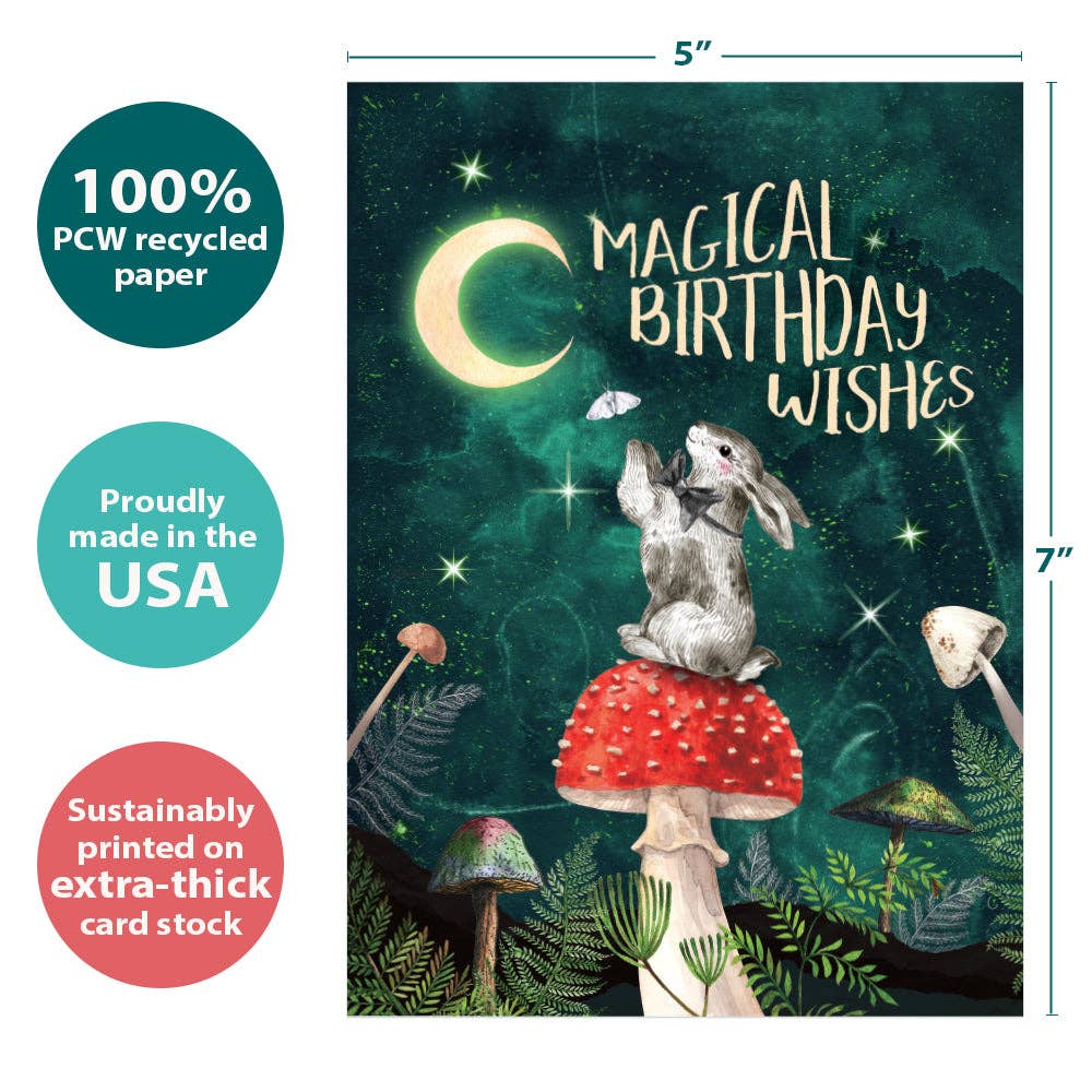Magical Wishes Birthday Greeting Card