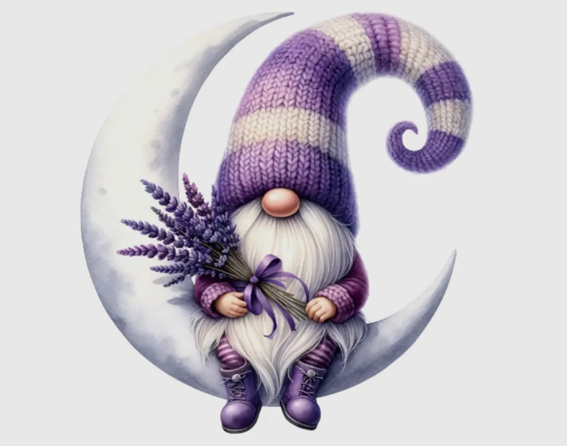 Moon Gnome Vinyl Sticker