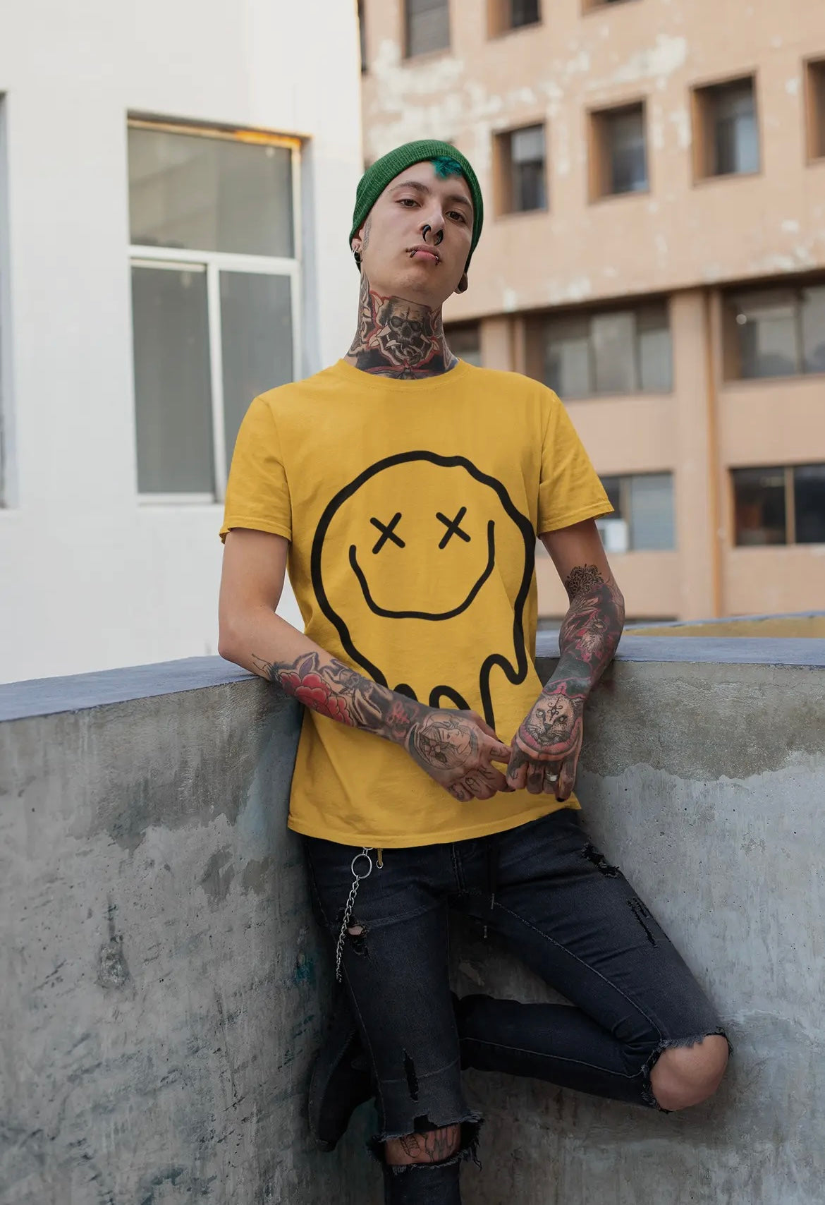 Smile Melt Short Sleeved T Shirt