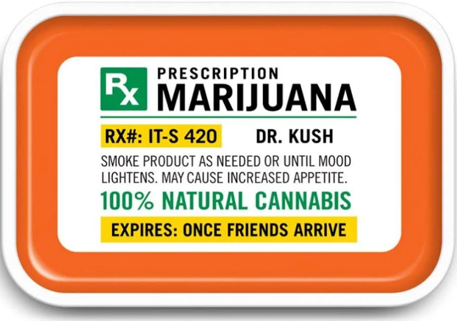 Prescription Marijuana Rolling Tray