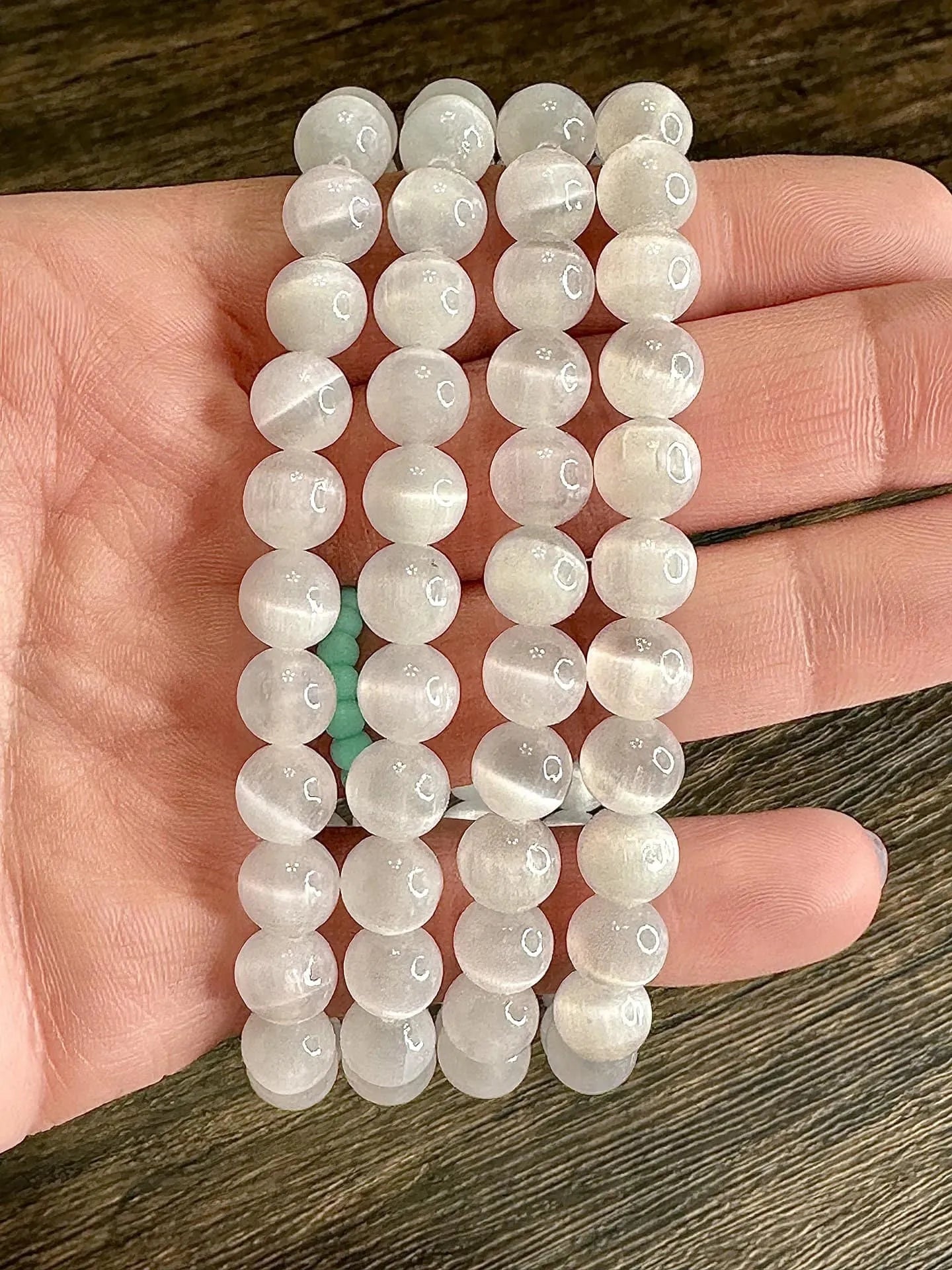 Selenite Stone Bracelet 8mm