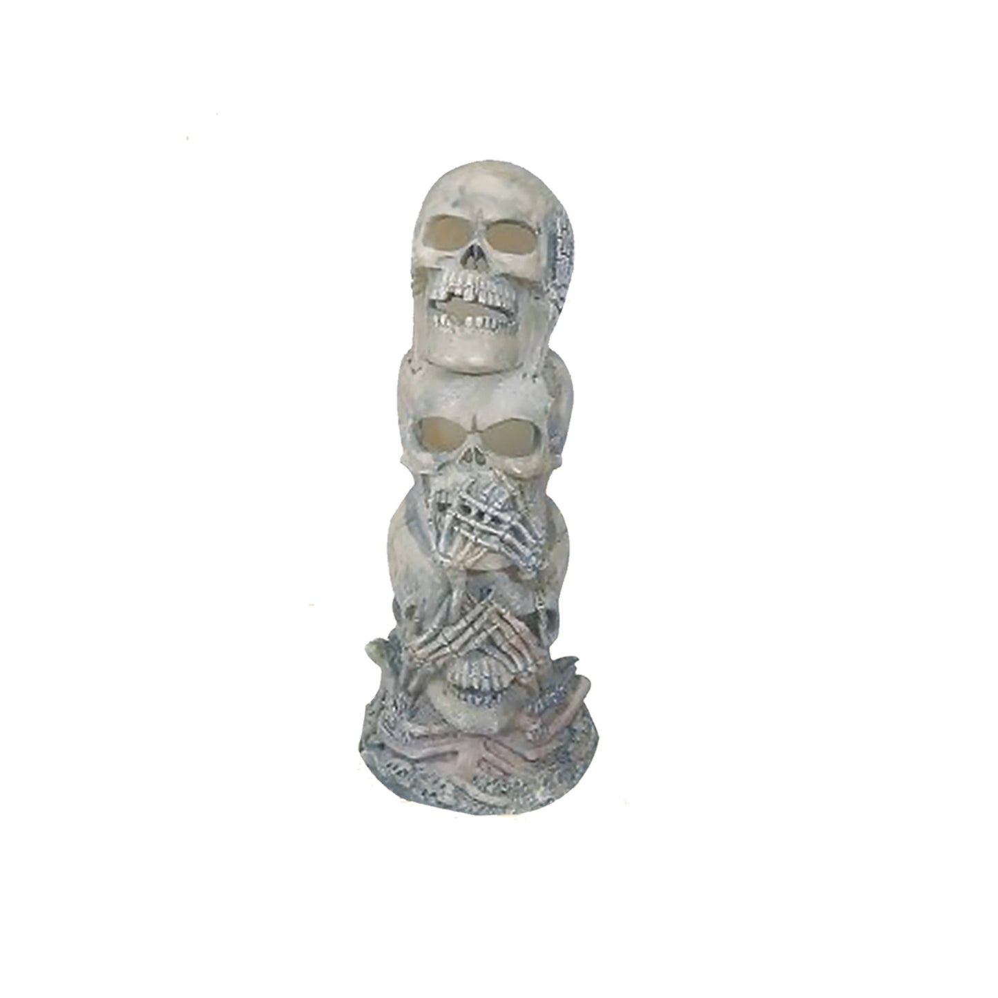 Incense Cone Burner - Stacked Skulls