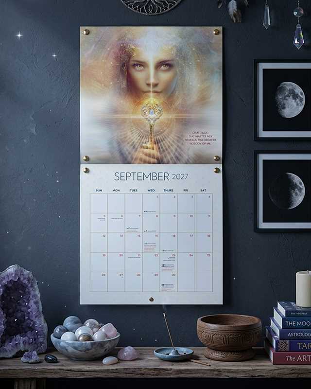 2027 Moon Wall Calendar by Melanie Spears