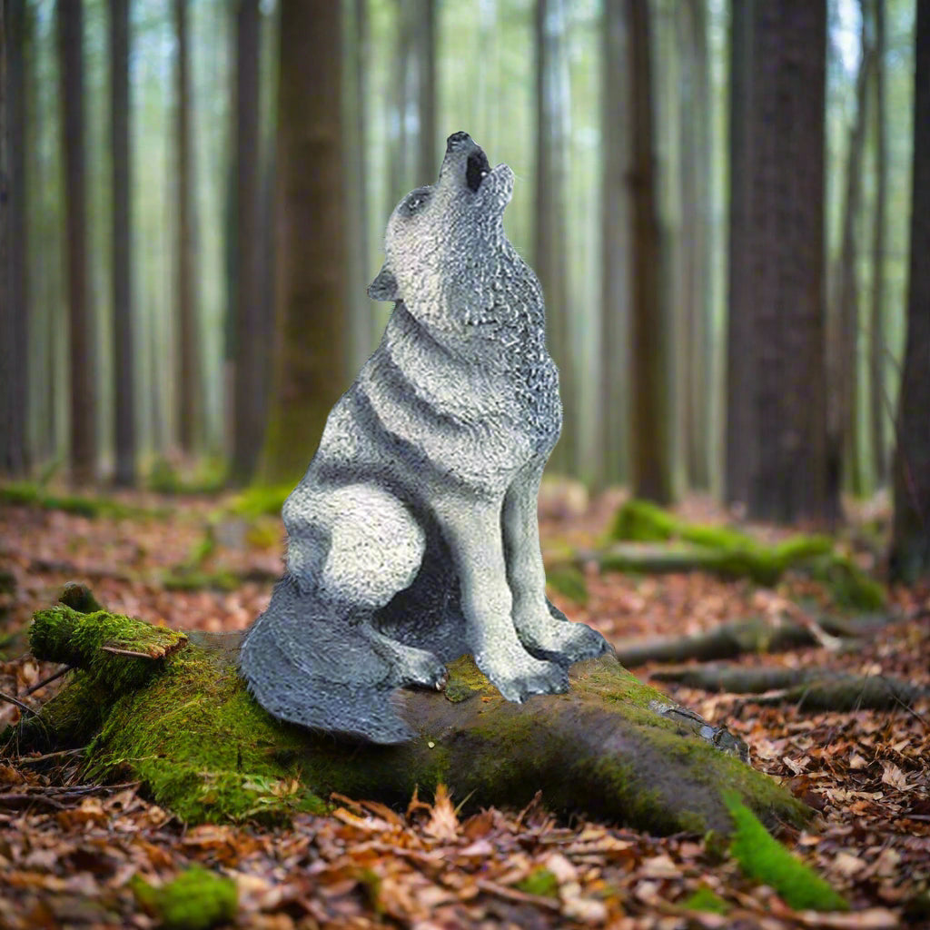 Wolf Incense Burner 10 Inch