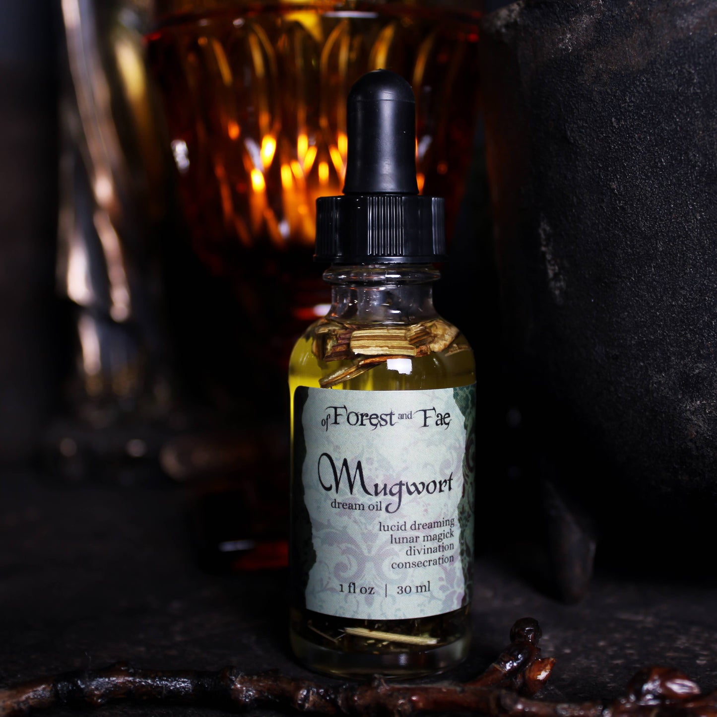 Mugwort Oil • Herb infused for lucid dreaming & journey work