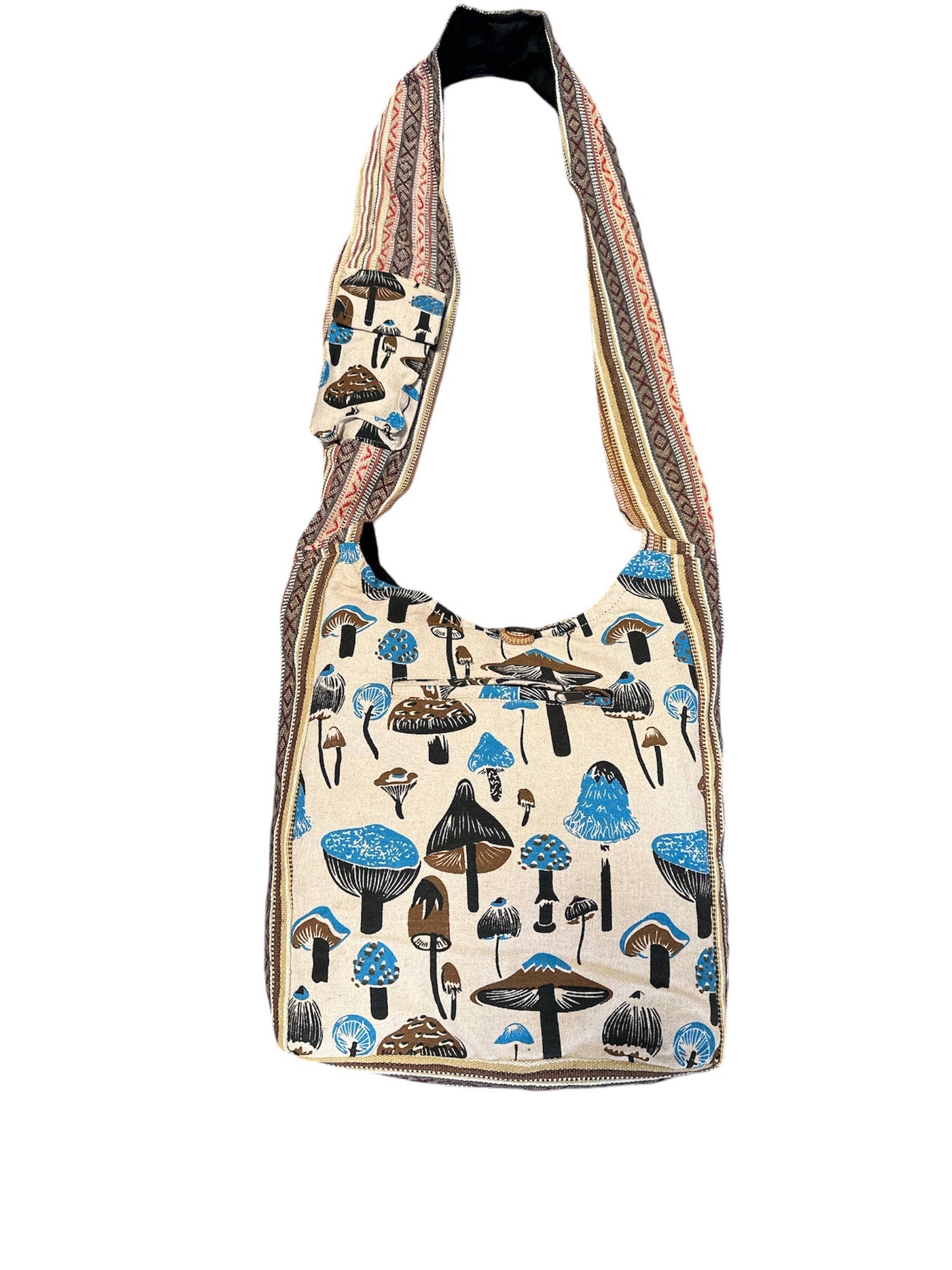 Cotton Hobo Mushroom Bag