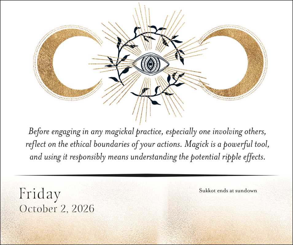 Year of the Witch 2026 Day-to-Day Calendar by Temperance Alden