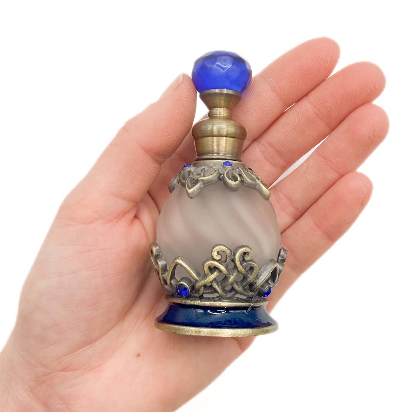 Perfume Bottle - 15ml Round Purple