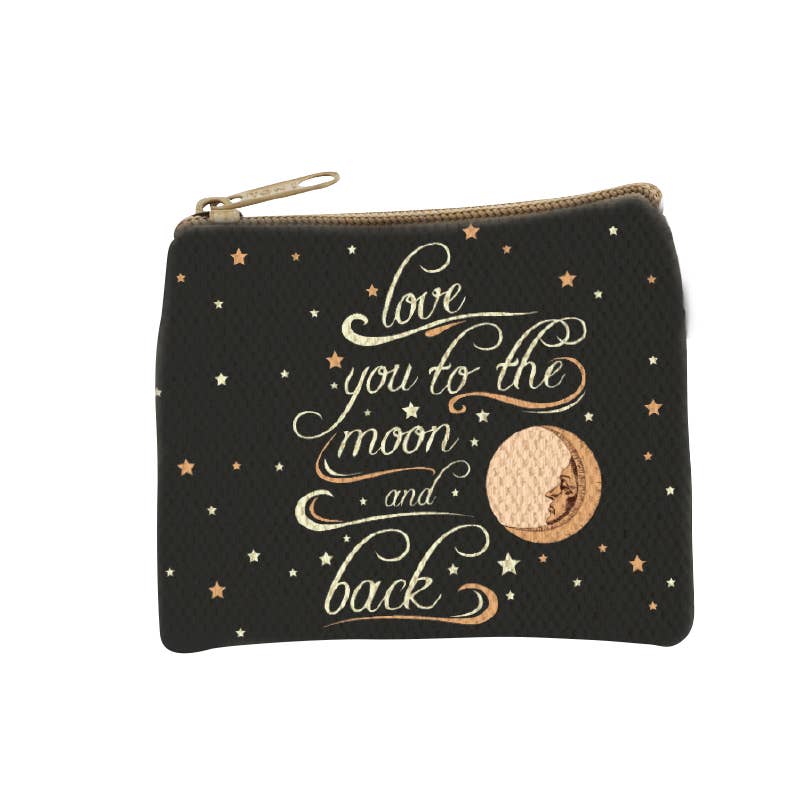 Love You To The Moon Coin Purse
