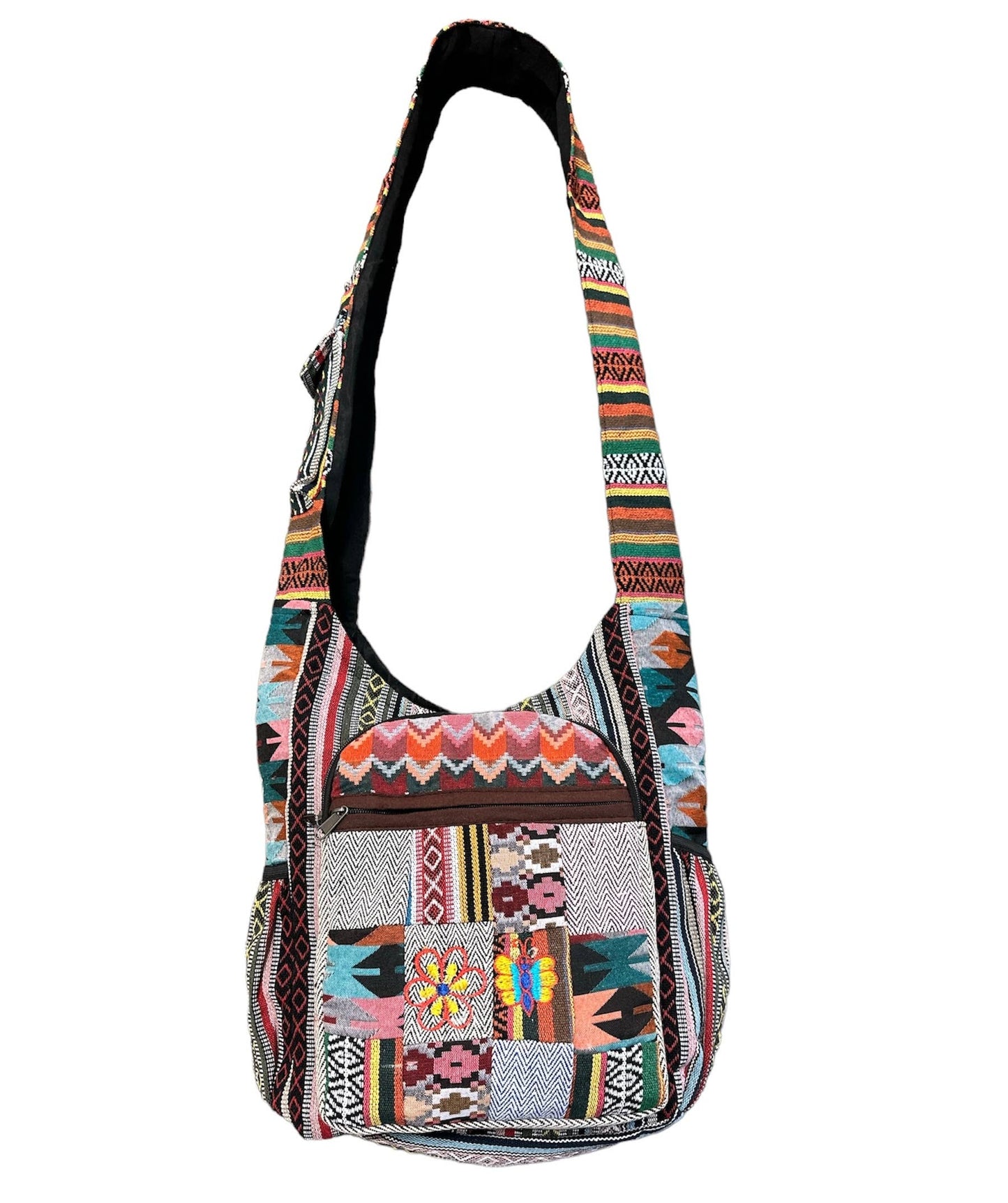 Hemp Multi Patch Side Two Pocket Everest Bag