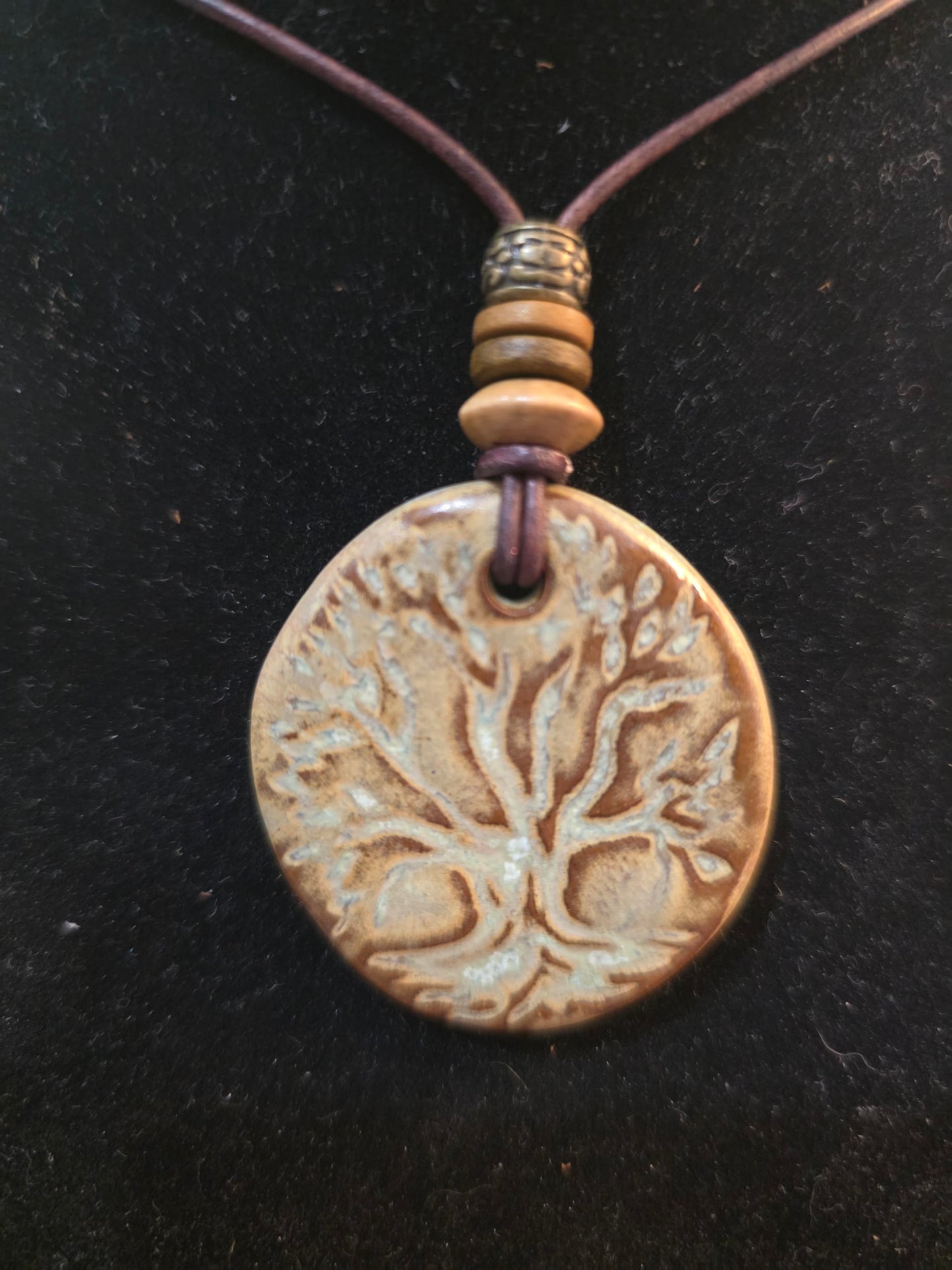 Handmade Pottery Necklace Style 9