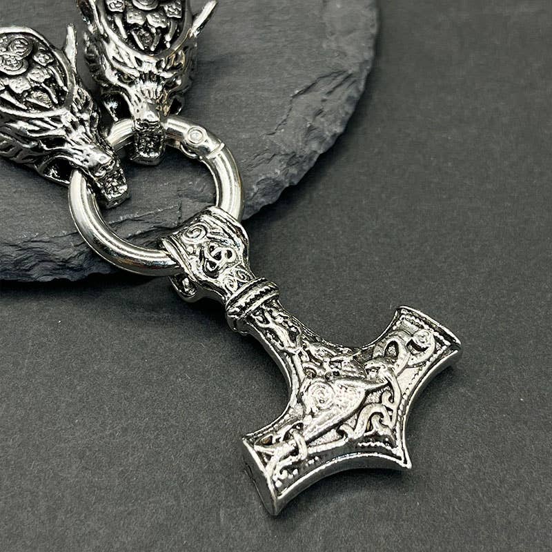 Vintage Viking Thor's Hammer Pendant Necklace