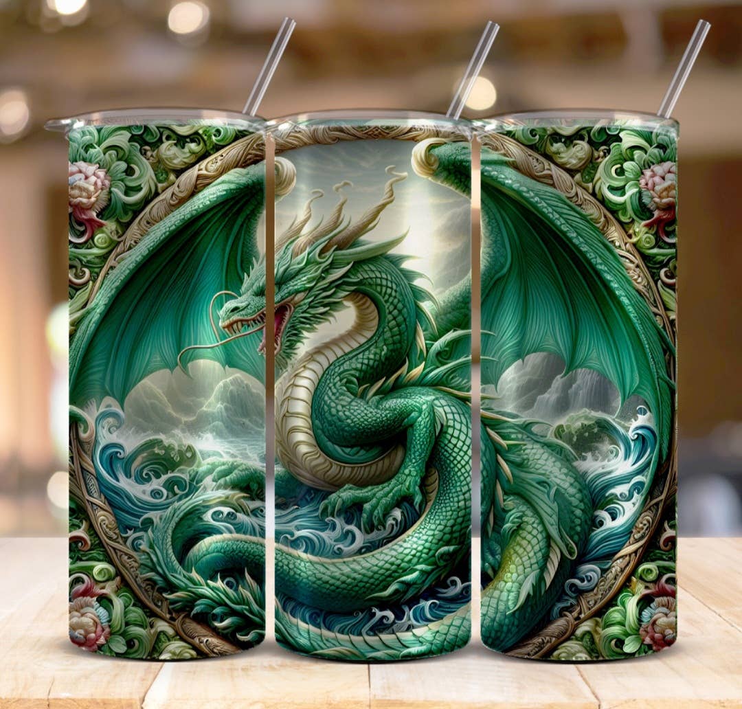 Green Dragon 20oz Tumbler