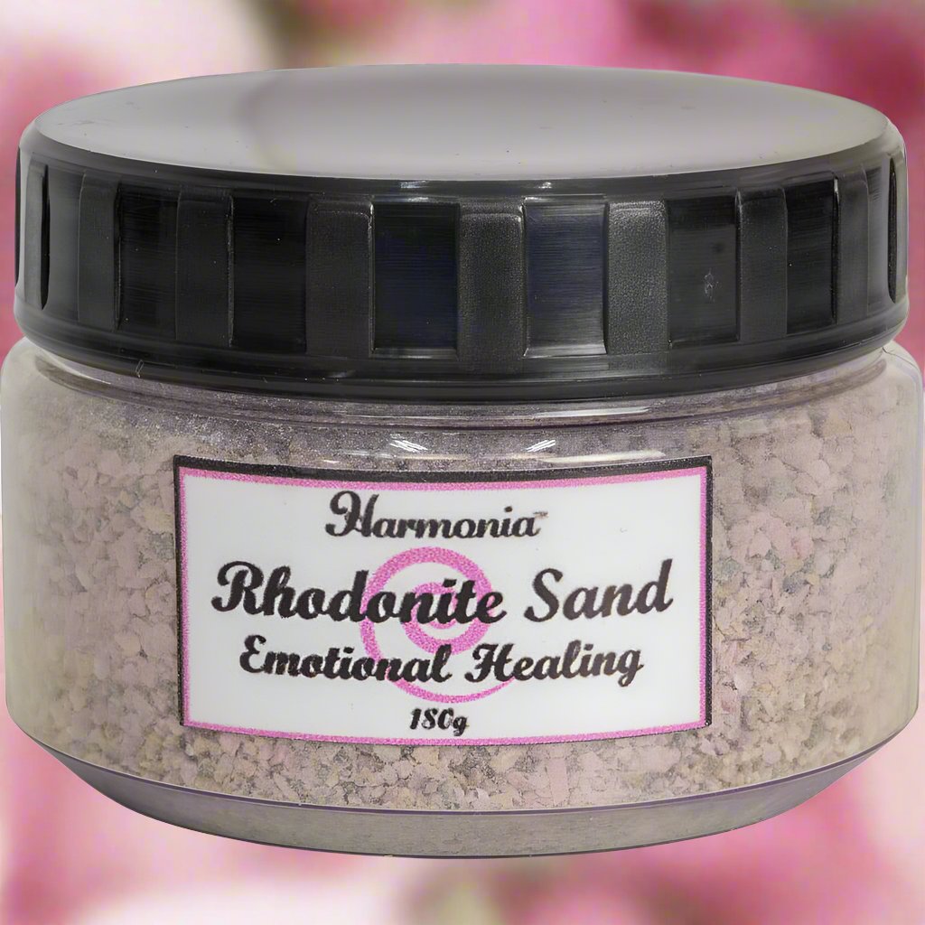 Gemstone Sand Jar 180 Gr - Rhodonite (Each)