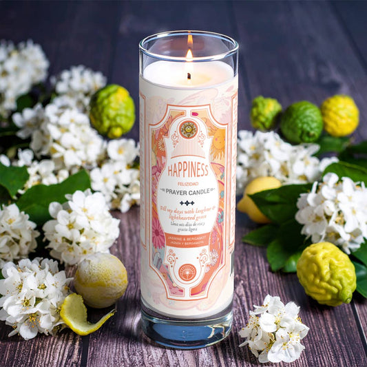 Happiness Prayer Candle 8" (9.5 oz)