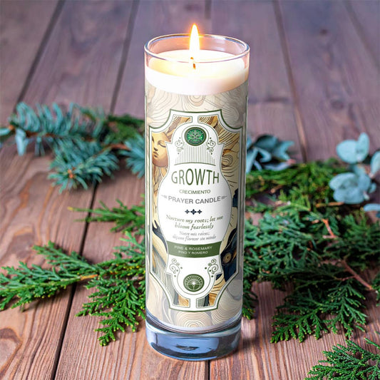 Growth Prayer Candle 8" (9.5 oz)