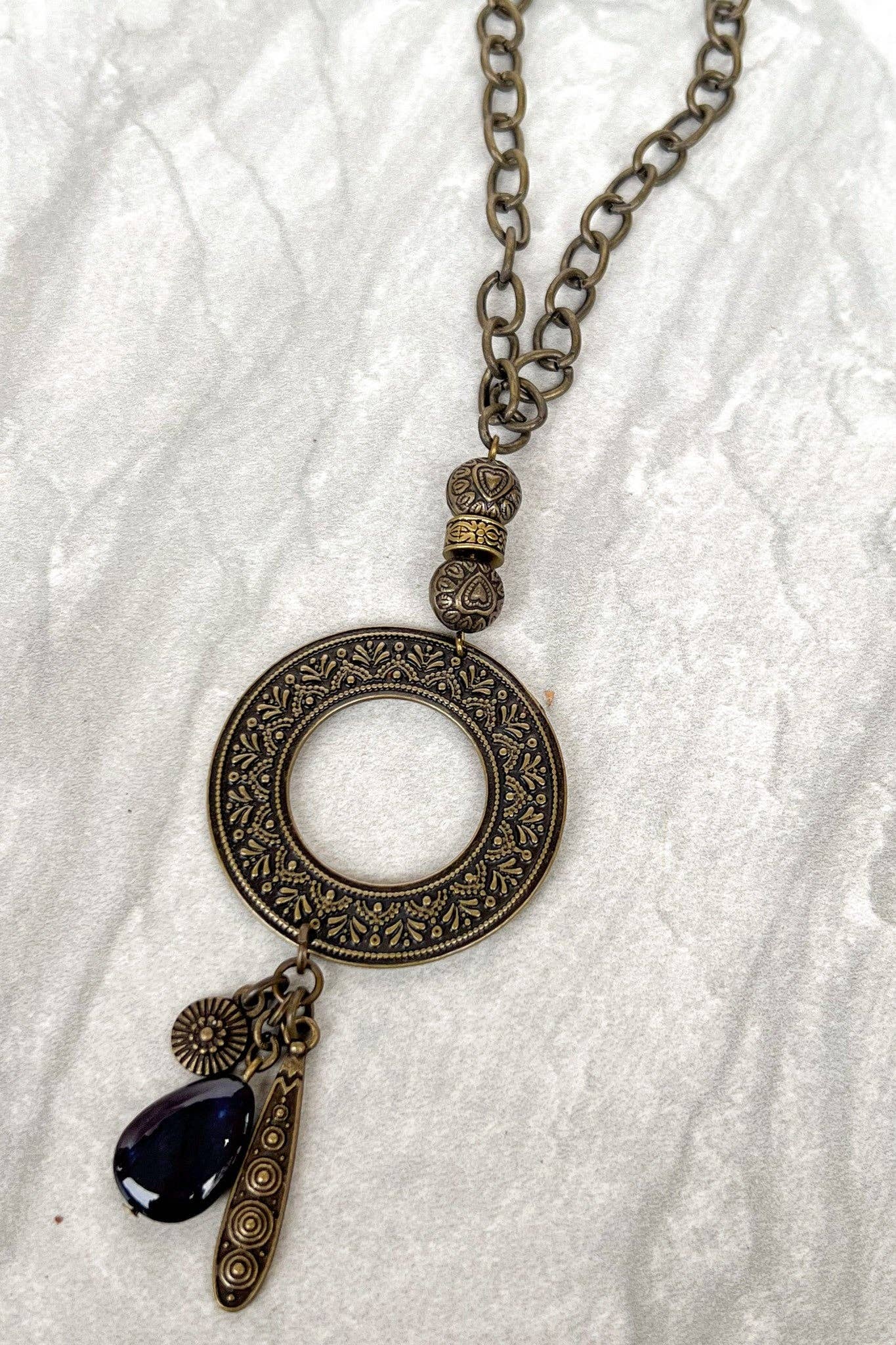 She Believed Necklace with Charm