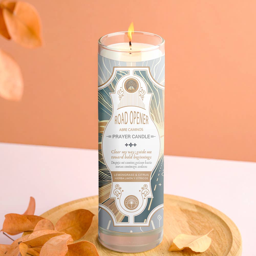 Road Opener Prayer Candle 8" (9.5 oz)