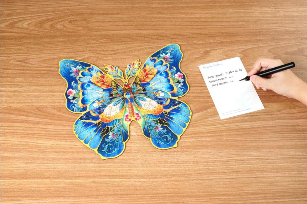 Rowood Morpho Helena Wooden Jigsaw Puzzle