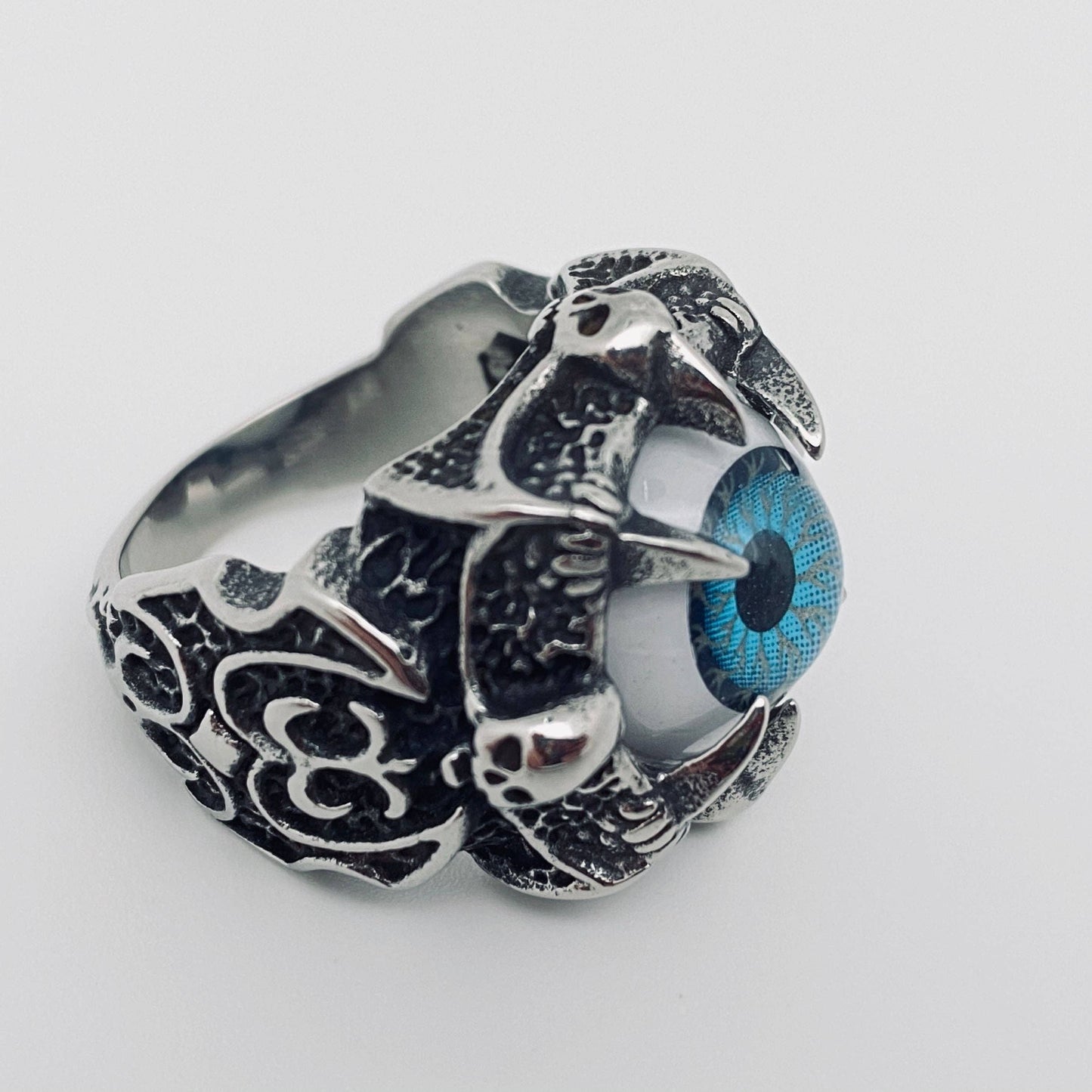 Death Demon's Eye Stainless Steel Ring