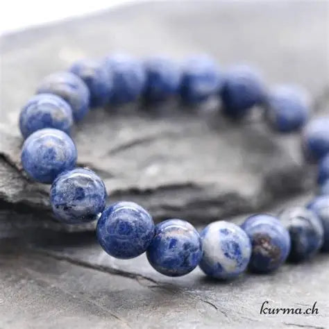Men's Sodalite Stone Bracelet-10MM