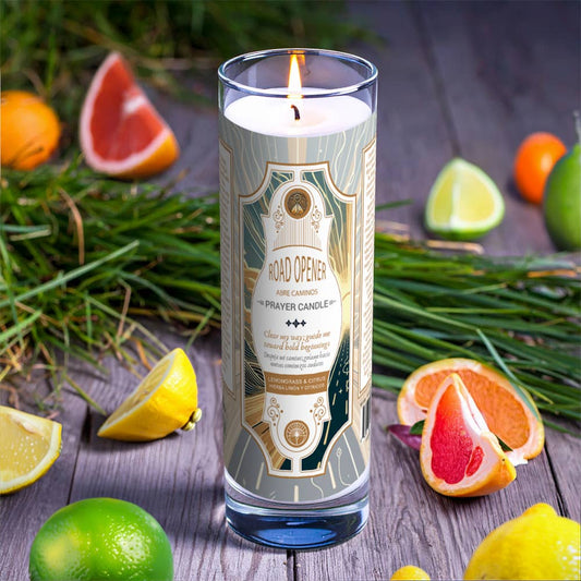 Road Opener Prayer Candle 8" (9.5 oz)