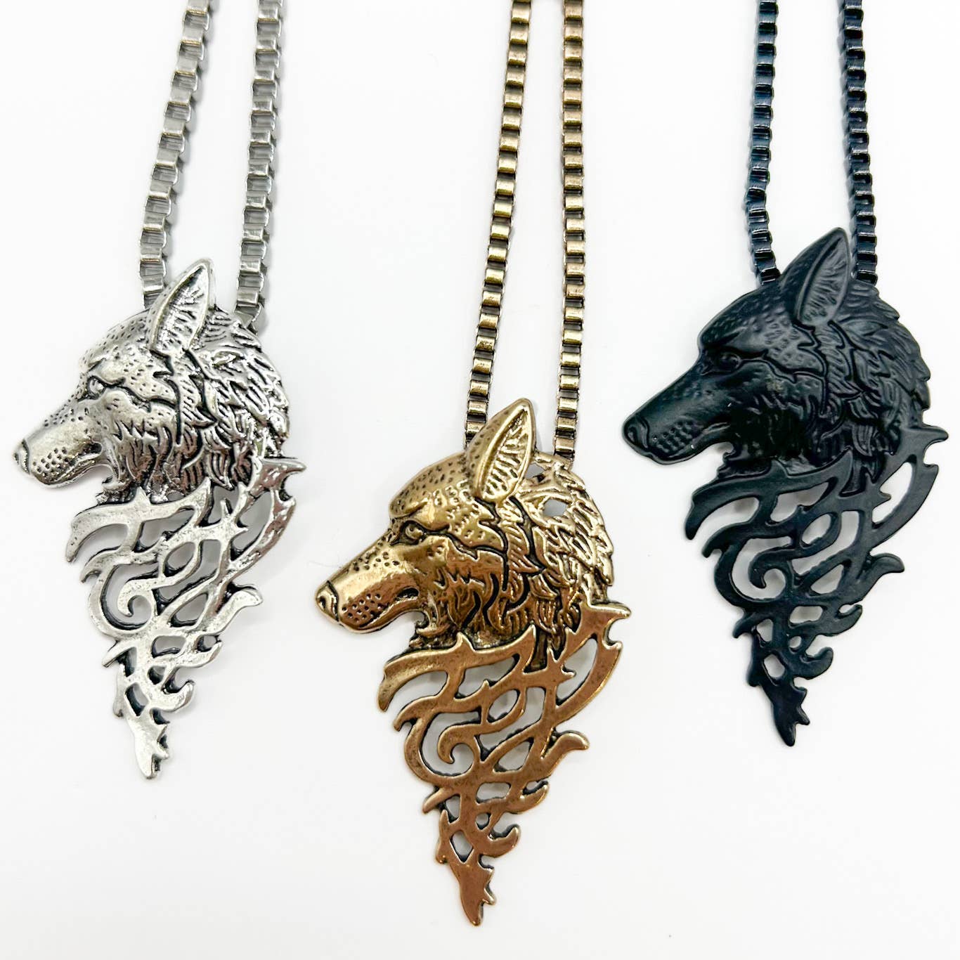 Wolf Pendant Necklace
