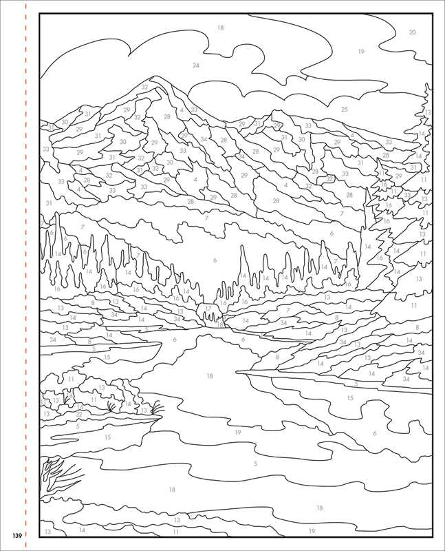 Bob Ross Color-by-Number by Editors of Thunder Bay Press