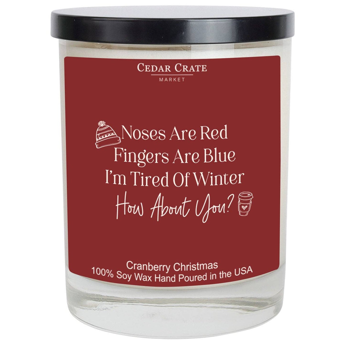 Funny Candles | Noses Are Red Fingers Are Blue I'm Tired Of Winter | Christmas Gift
