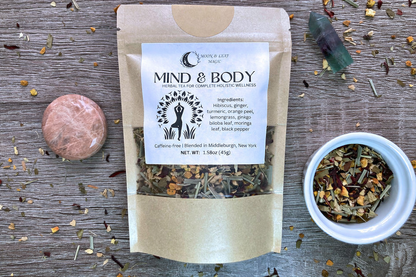 Mind & Body Herbal Tea - Turmeric, Hibiscus & Ginger