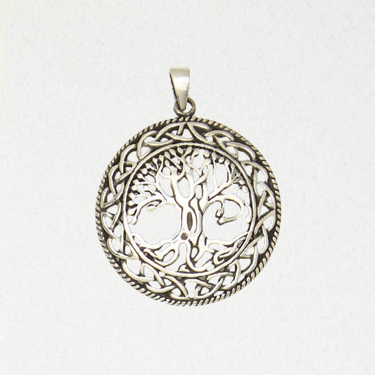 Celtic Pewter Pendant Necklace – Tree of Life