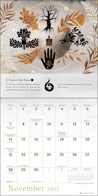 Year of the Witch 2027 Wall Calendar by Temperance  Alden