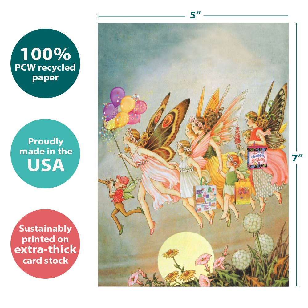 Fairie Celebration Birthday Card