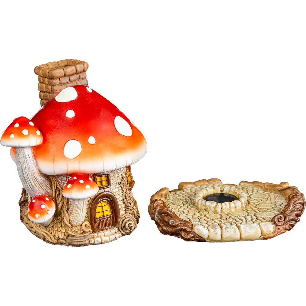 Polyresin Cone Burner - Mushroom House