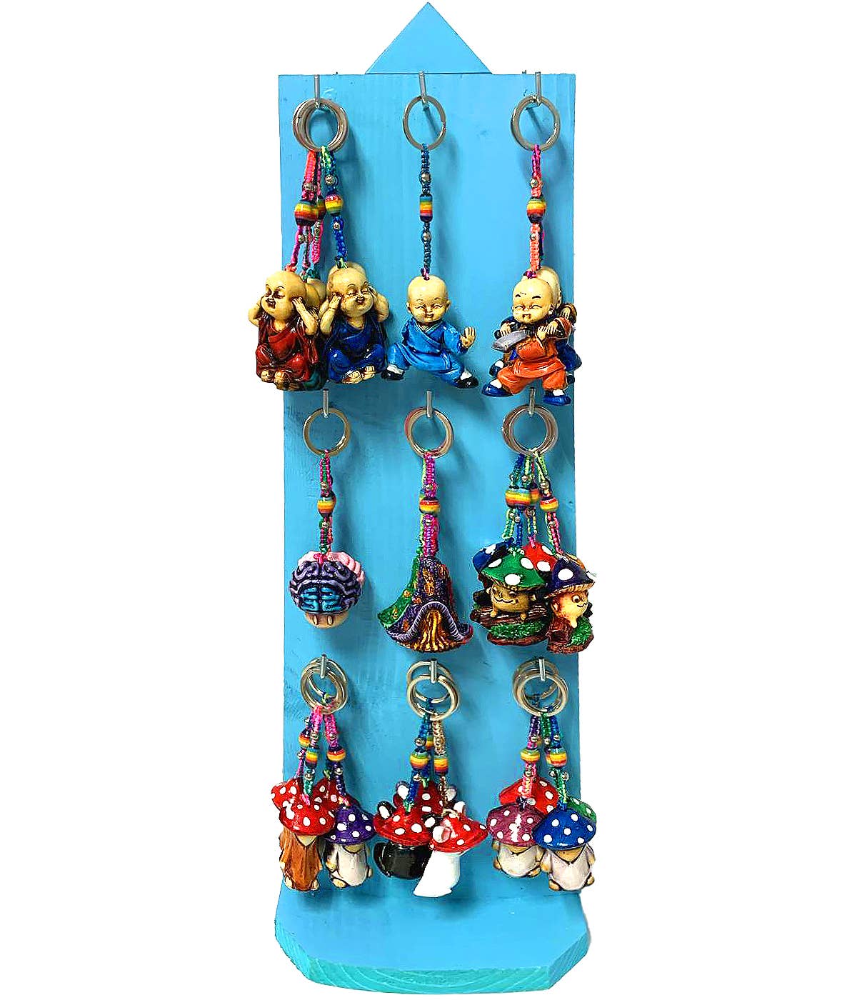 Shroom Baby Enchanted Forest Durepox Resin Figurine Keychain