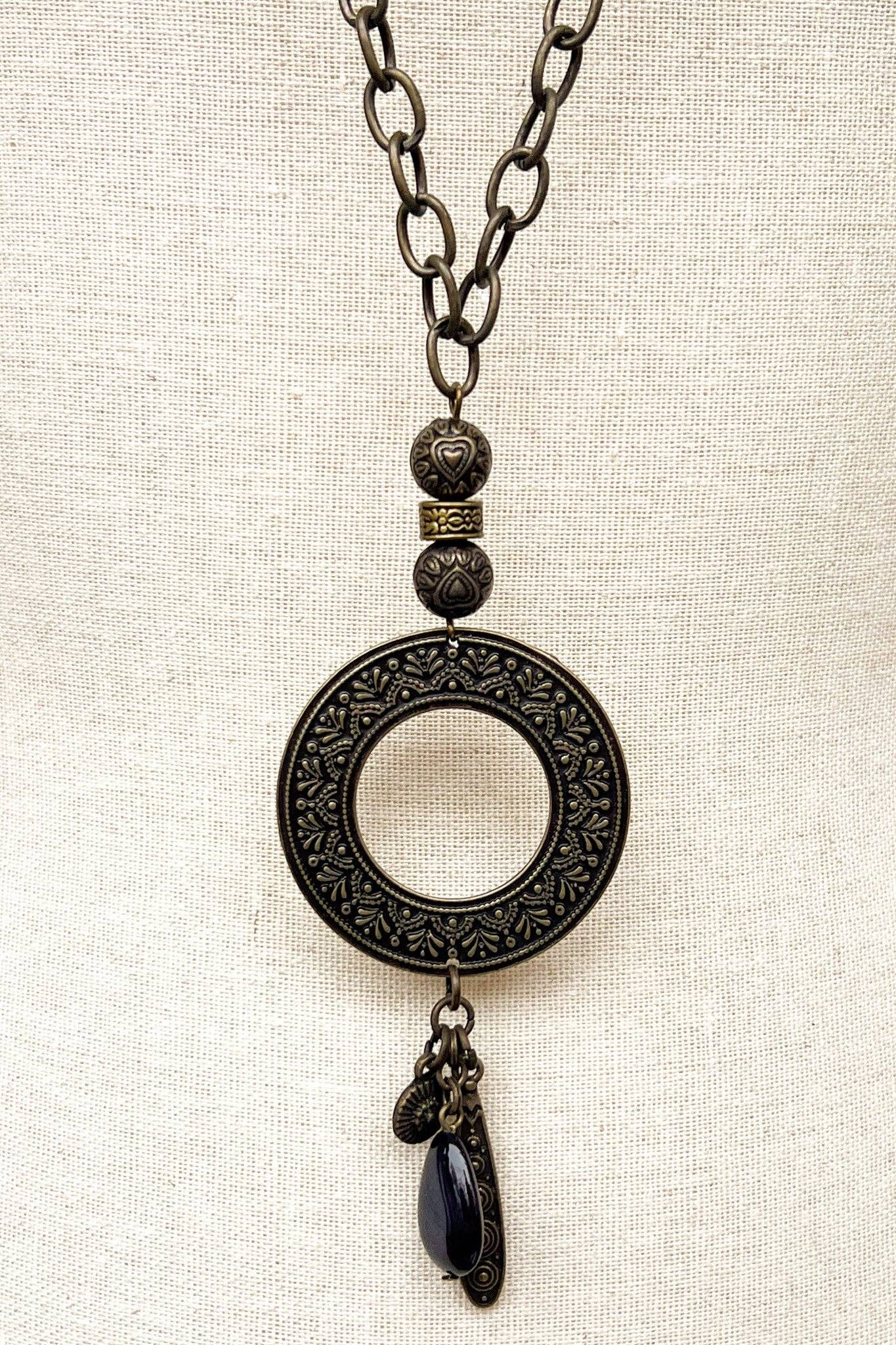 She Believed Necklace with Charm