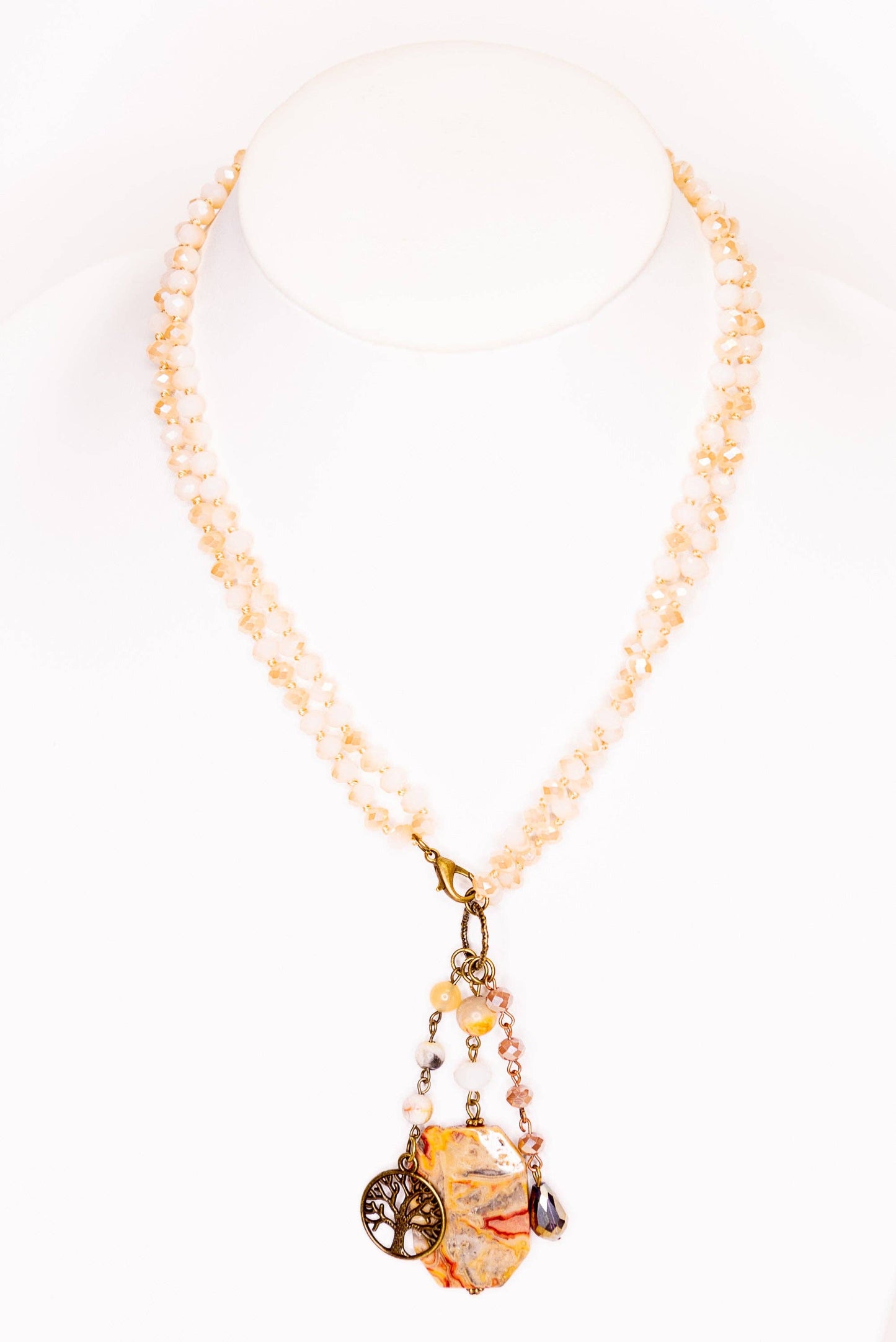 Lily Necklace in Blush