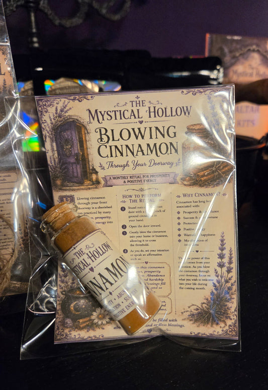 Cinnamon Blowing Prosperity Ritual