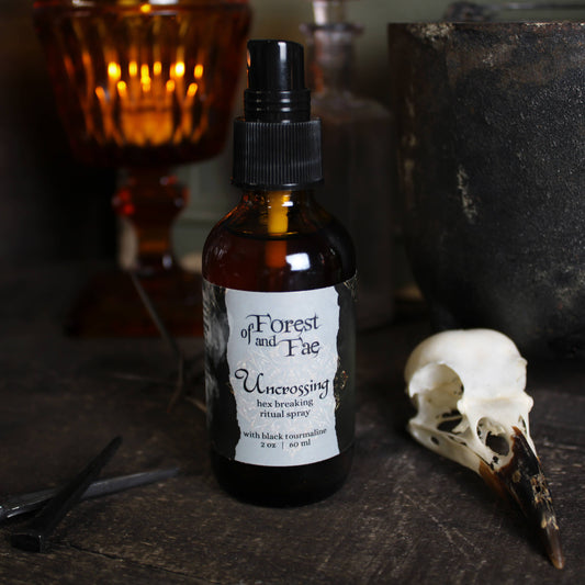 Uncrossing Hex Breaking Spray • Crystal Infused • Witchcraft