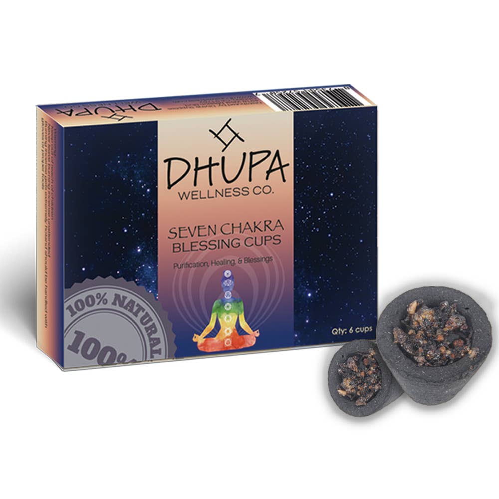 DHUPA - 7 Chakras Blessing Cups Box