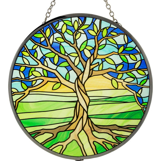 Glass Suncatcher 6in - Tree of Life