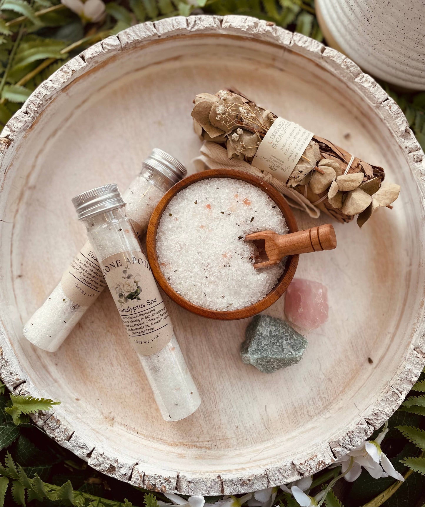 Eucalyptus Spa Herbal Bath Salt Tubes