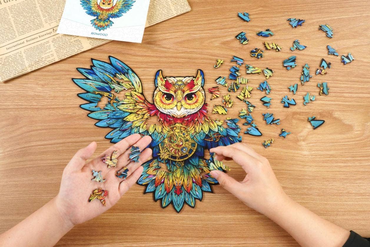 Rowood Owl Wooden Jigsaw Puzzle
