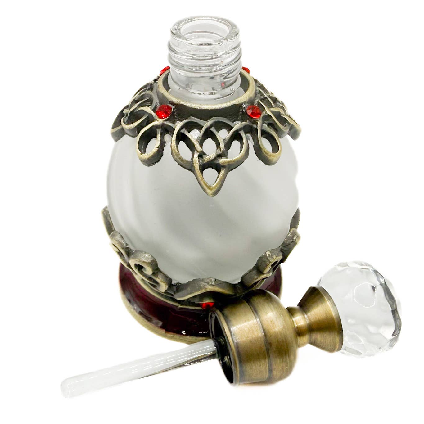 Perfume Bottle - 15ml Round Purple
