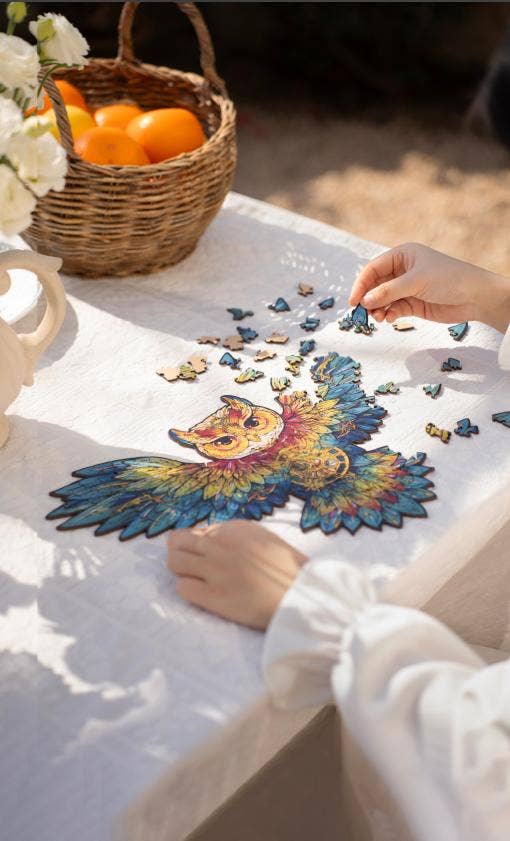 Rowood Owl Wooden Jigsaw Puzzle
