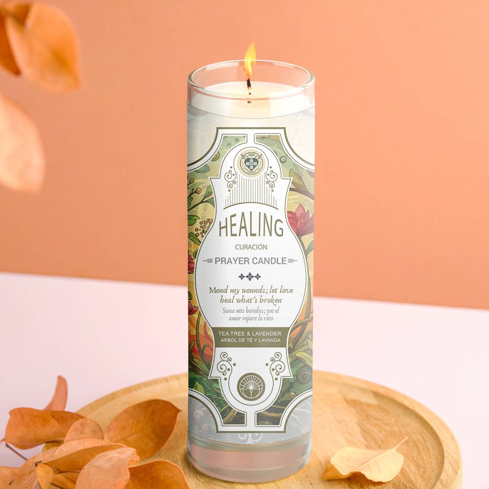 Healing Prayer Candle (8") (9.5 oz)